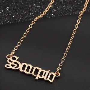 Scorpio Zodiac Necklace